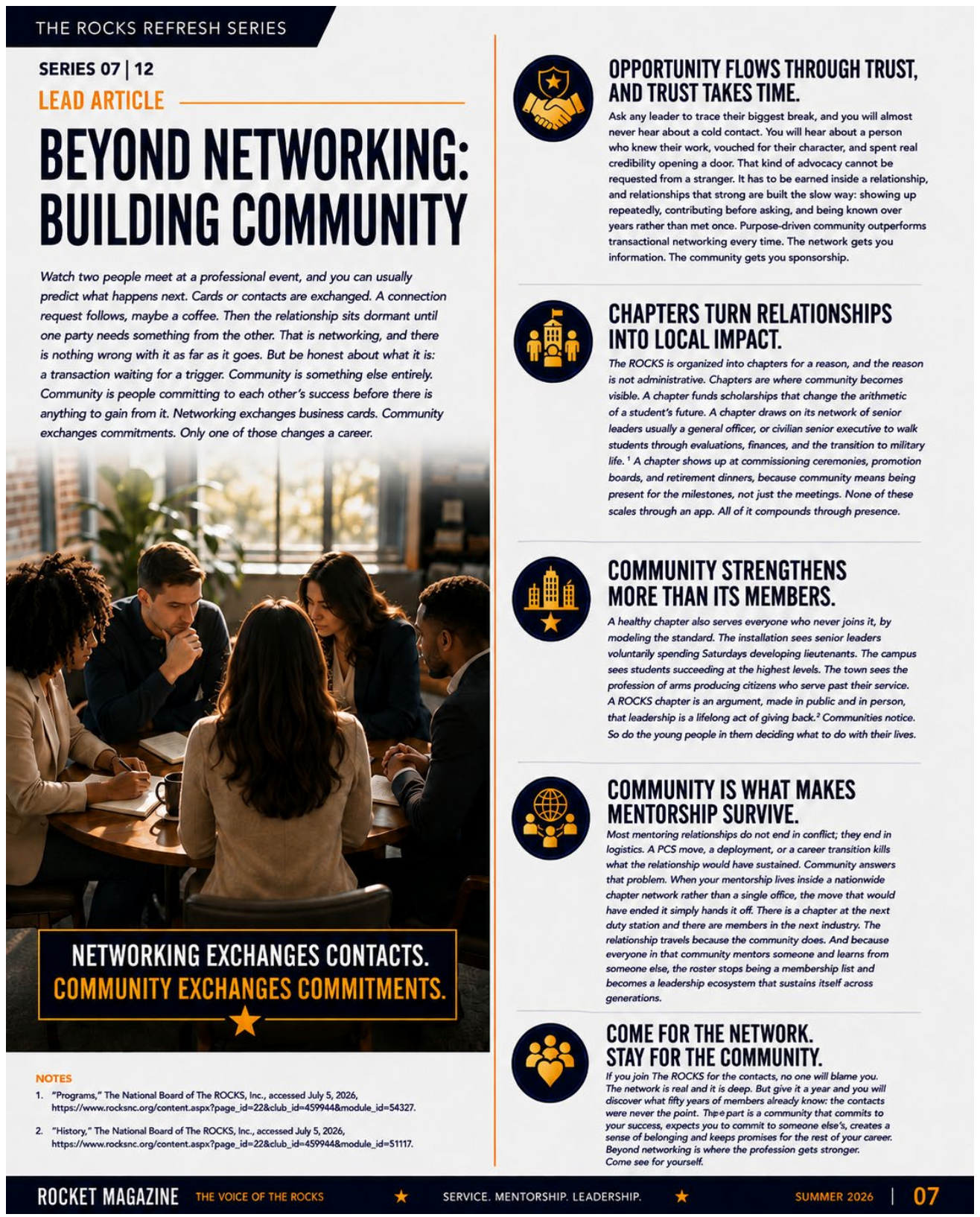 07 Beyond Networking - Building Community