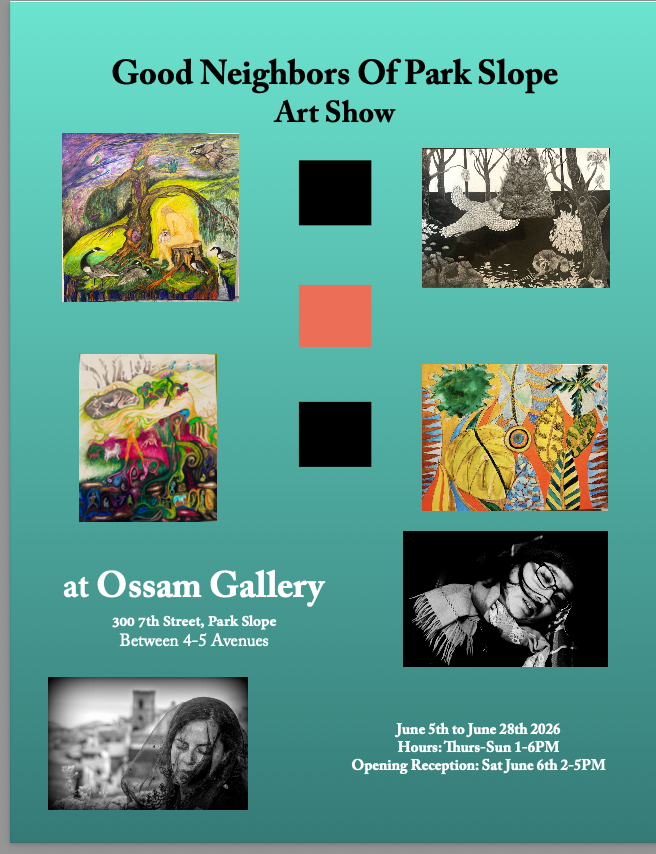 Art show flyer for e-blast