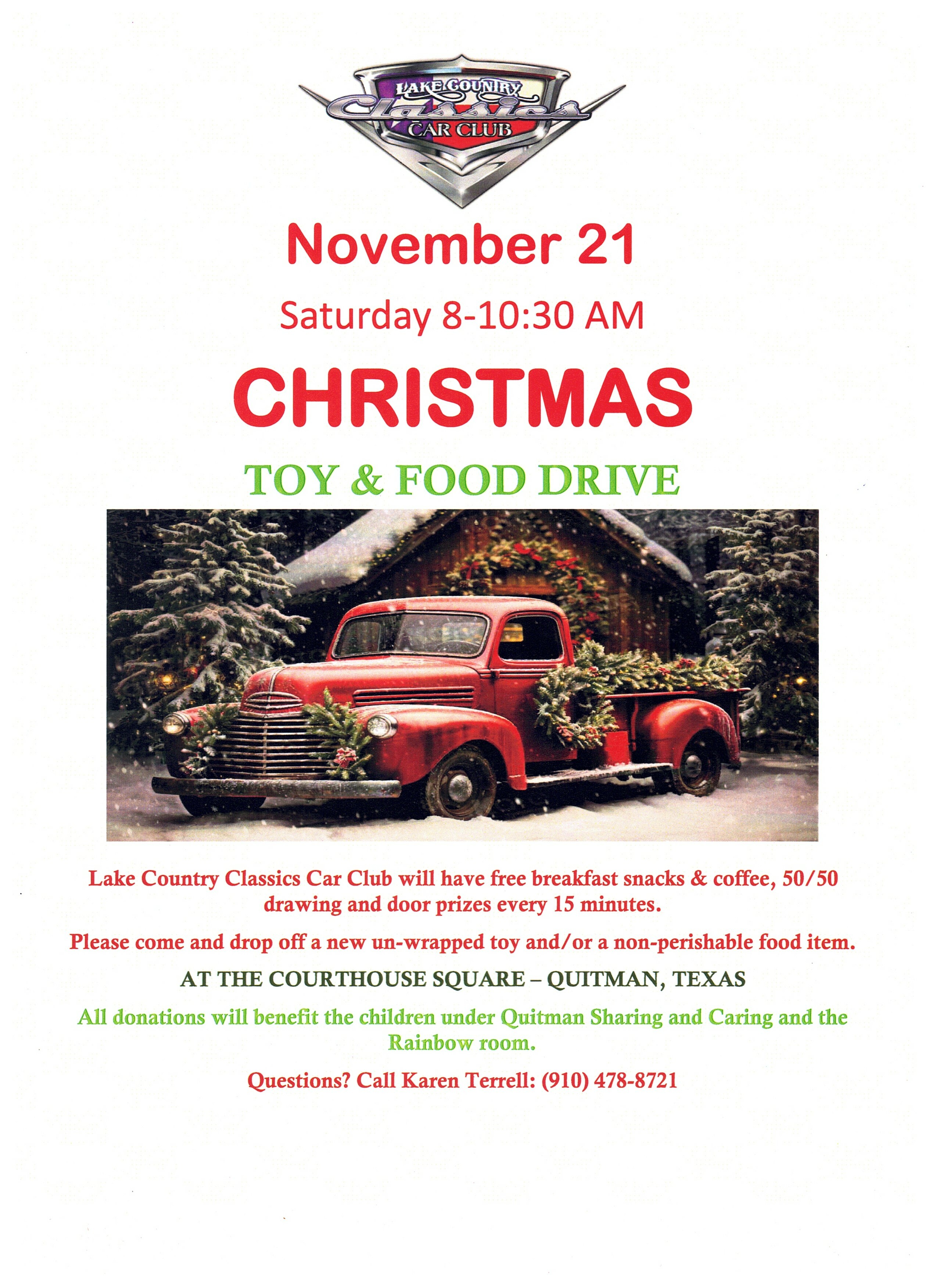 LCCCC 2026 Toy and Food Drive