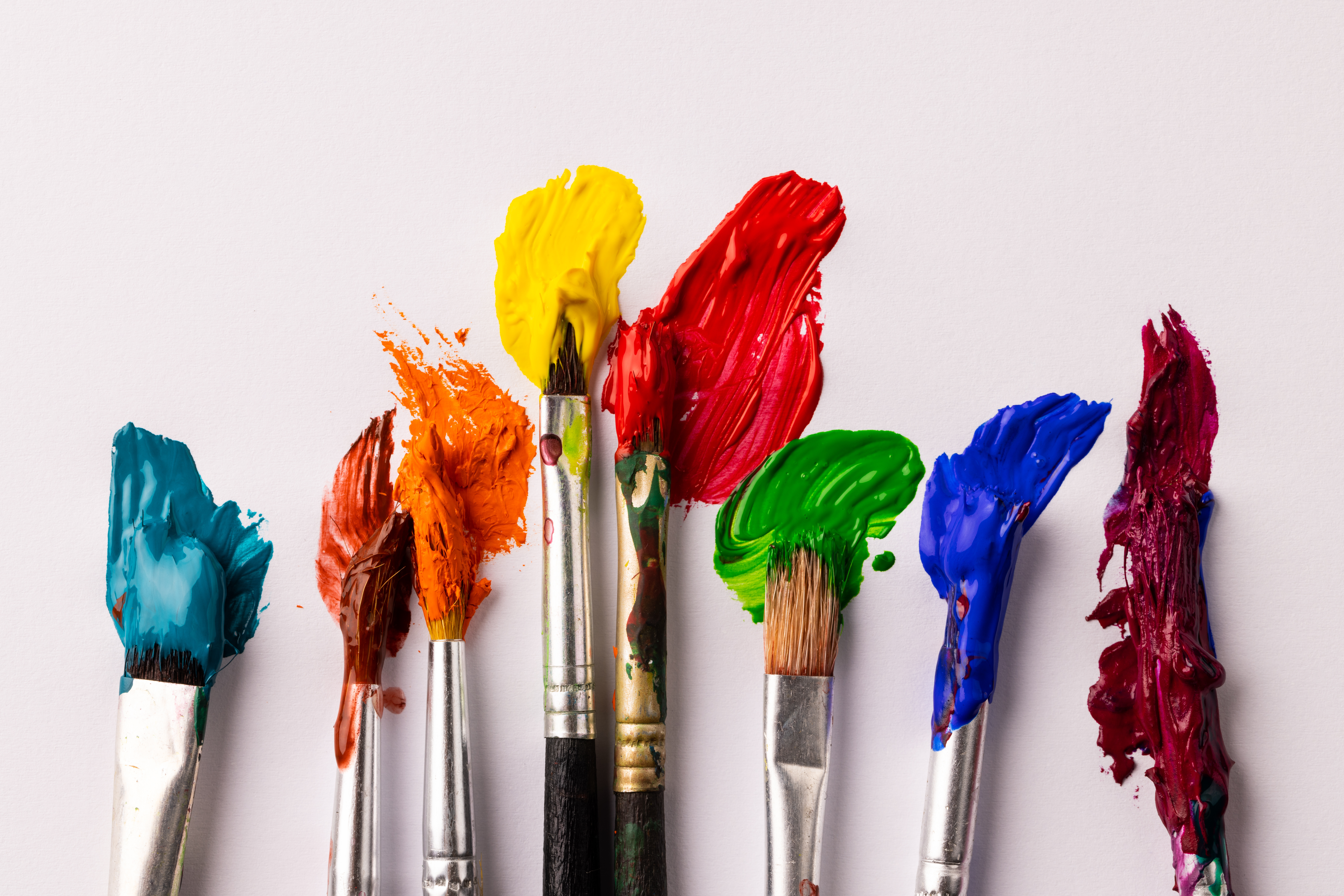 Colorful Paintbrushes