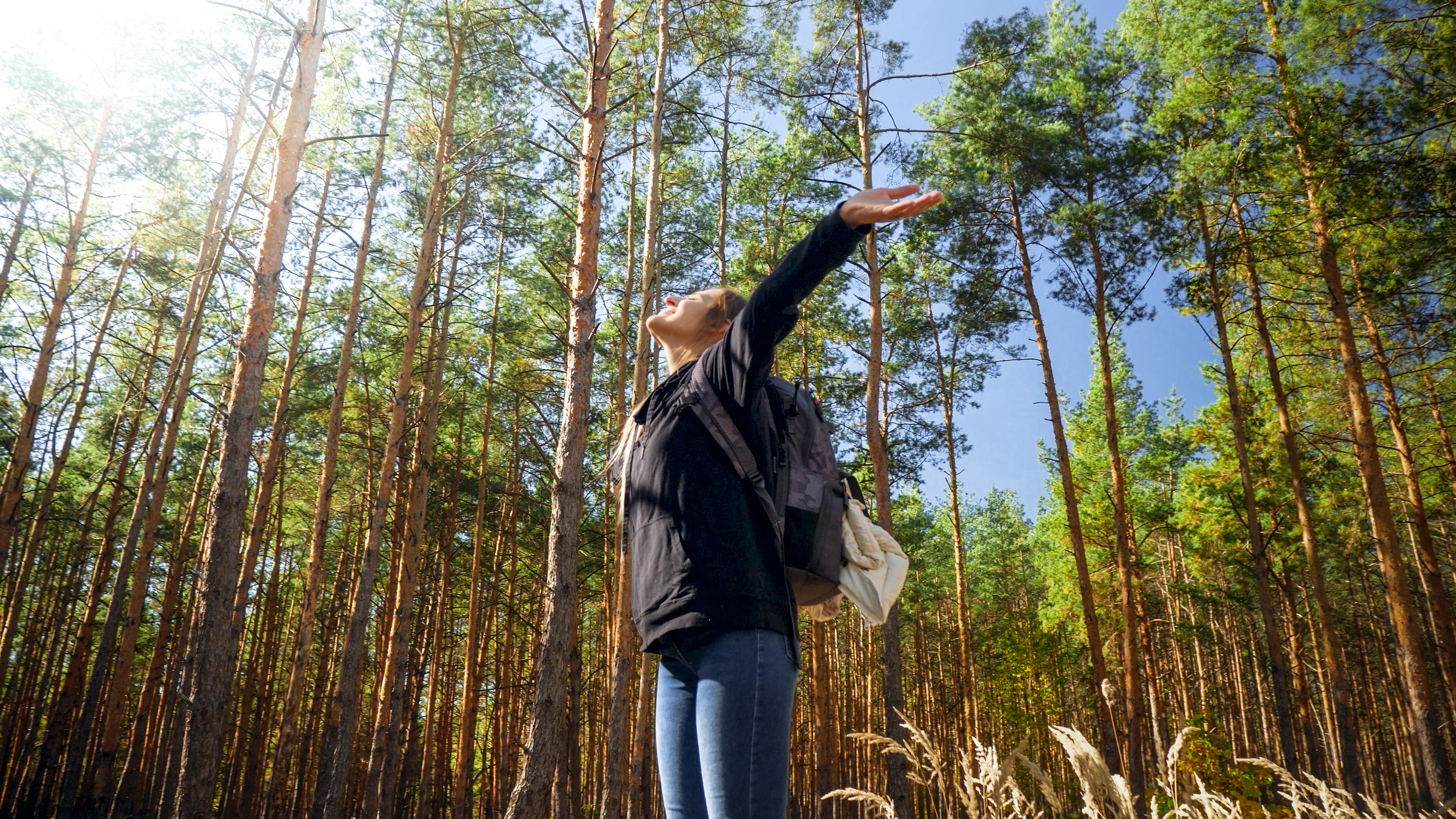 Woman in Forest