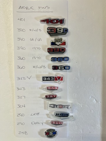 AMC Hat Pins Acrylic