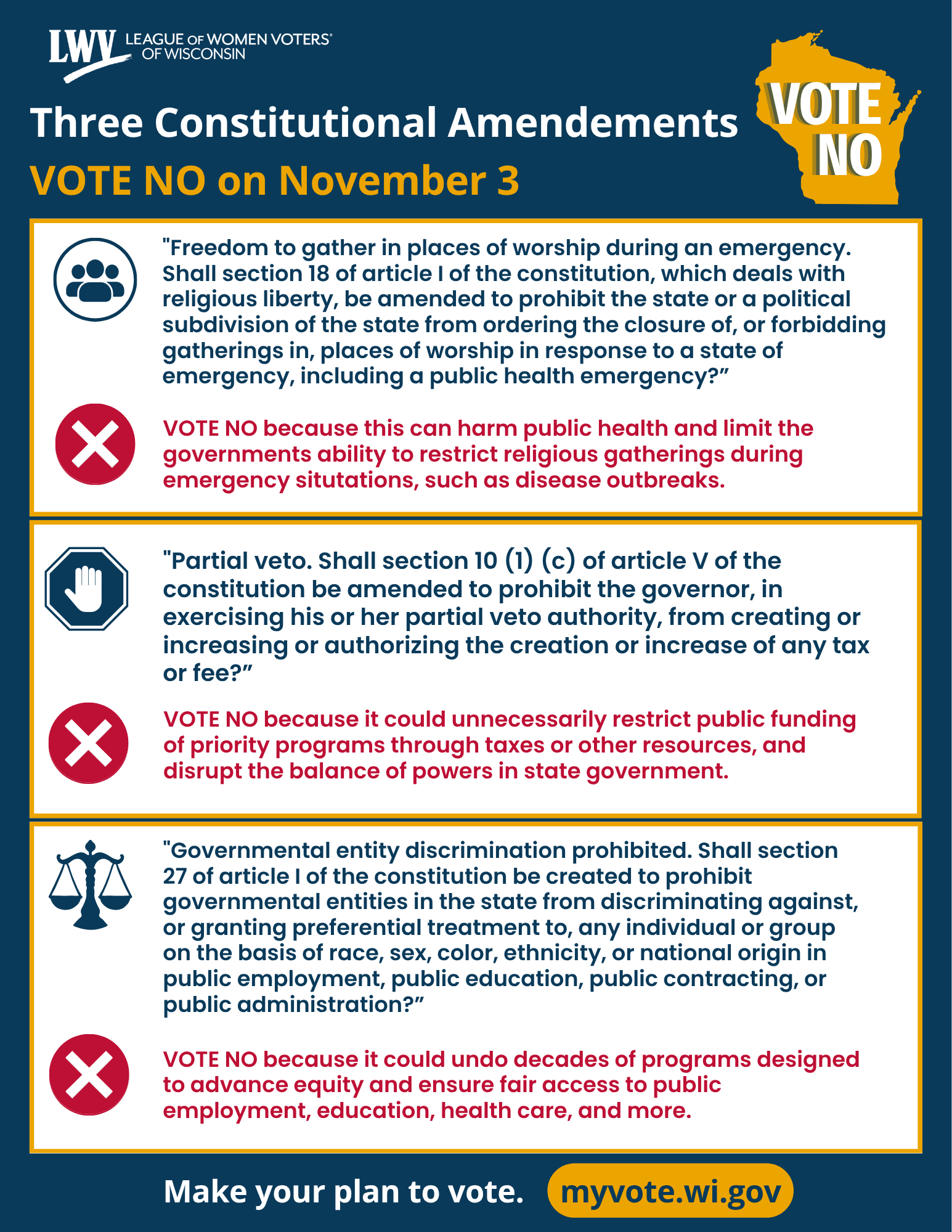 3 amendment one page flyer
