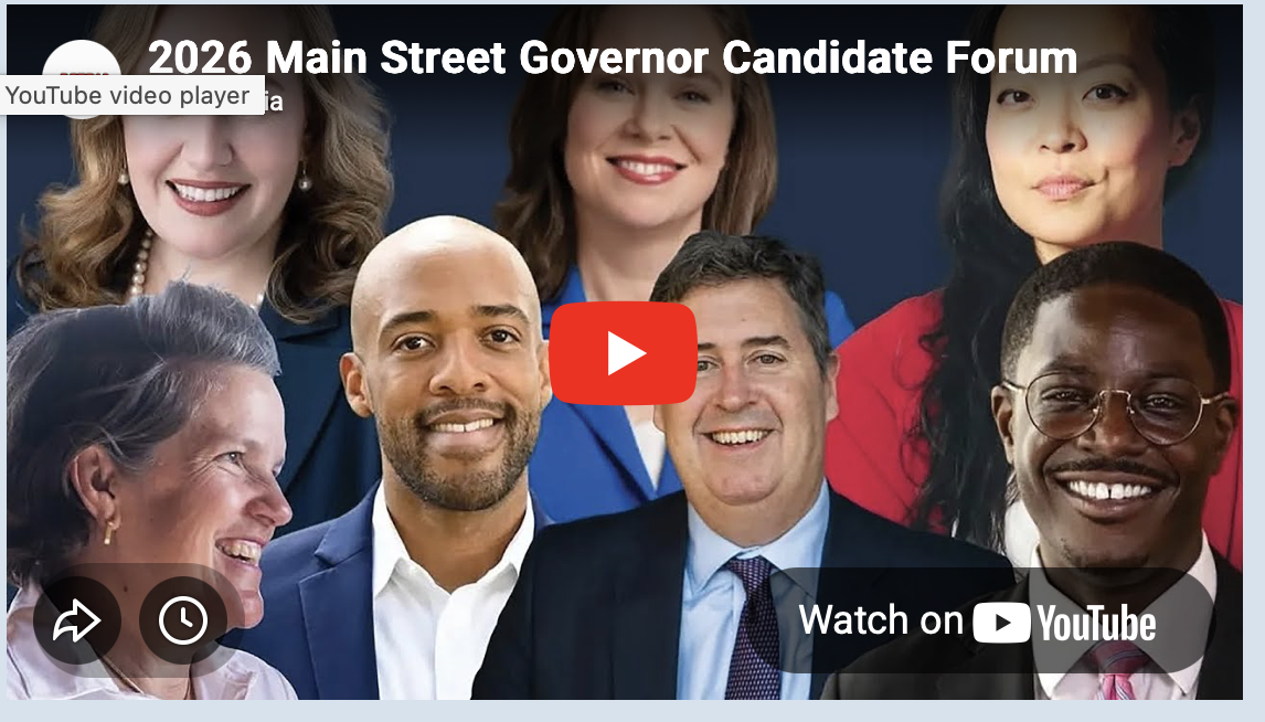 Main Street forum 2026 gov dems