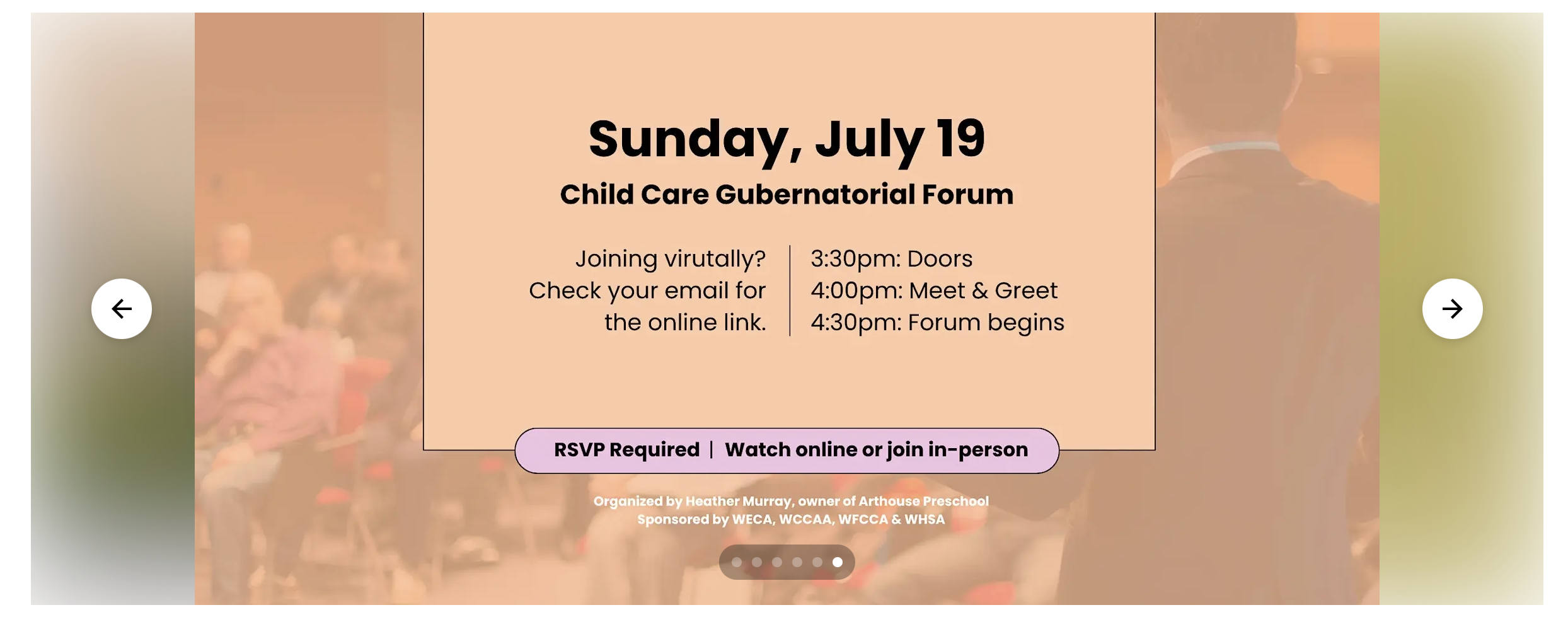 CHILDCARE GOVE FORUM
