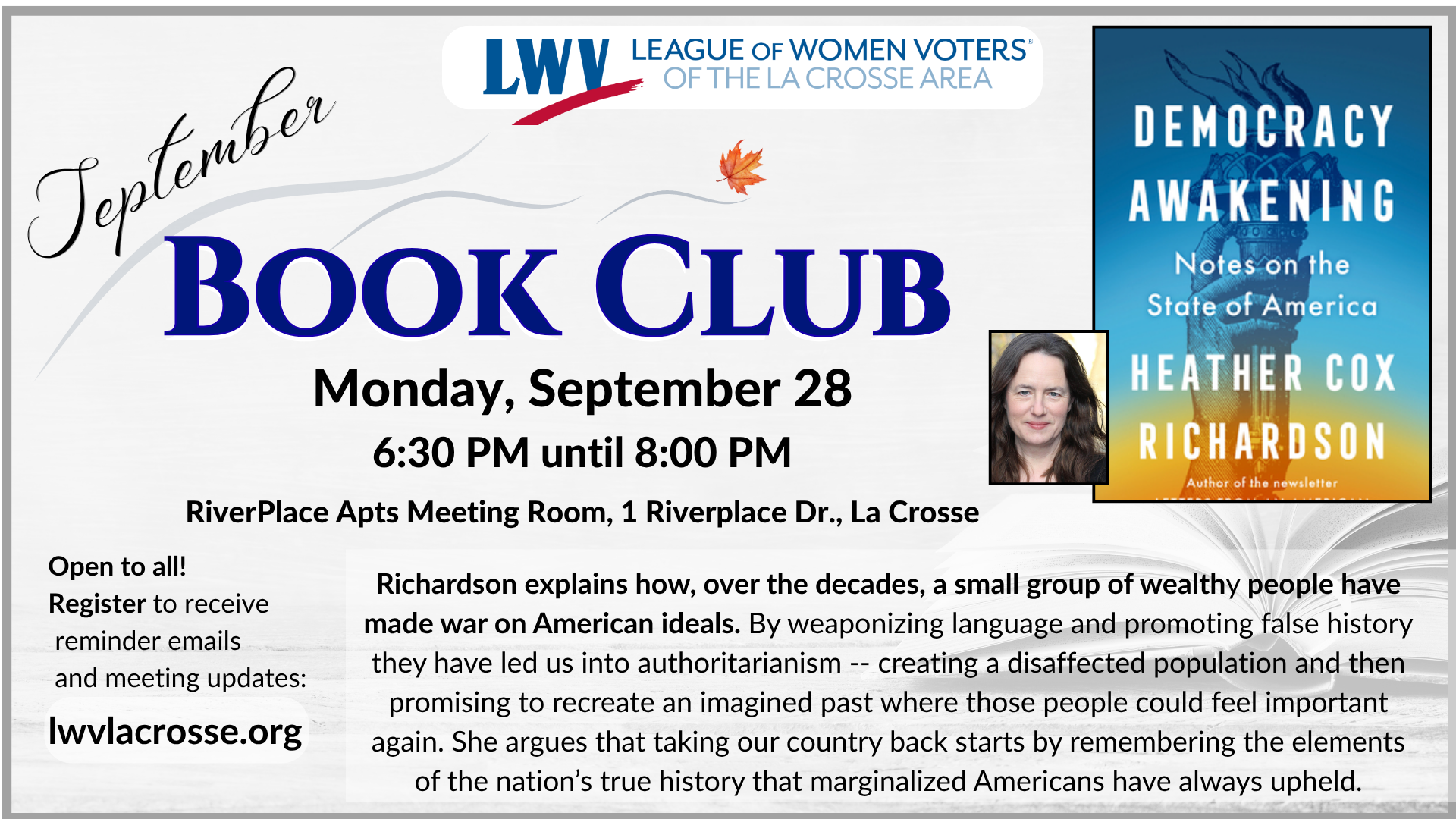 September 2026 Book Club