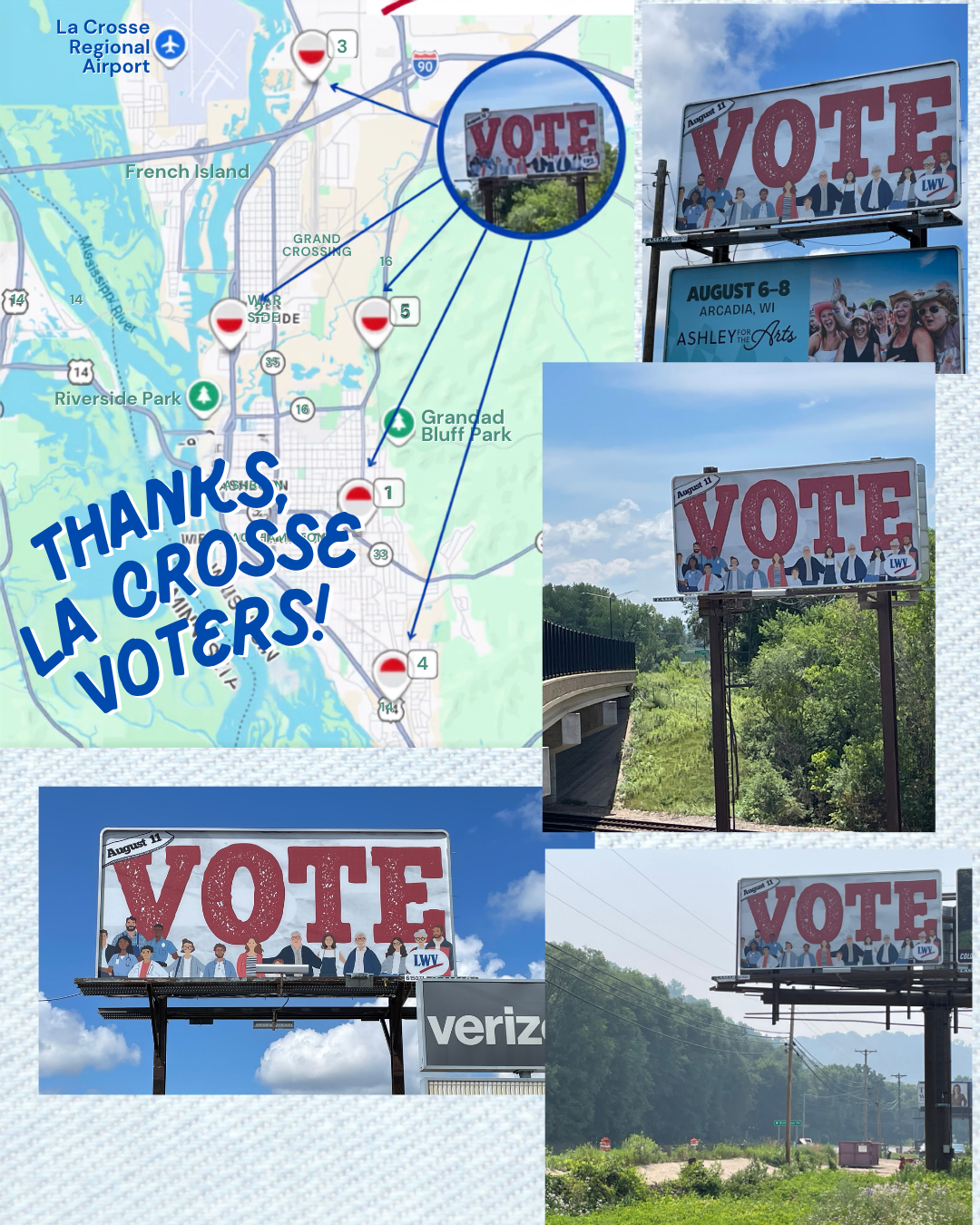 thanks la crosse voters