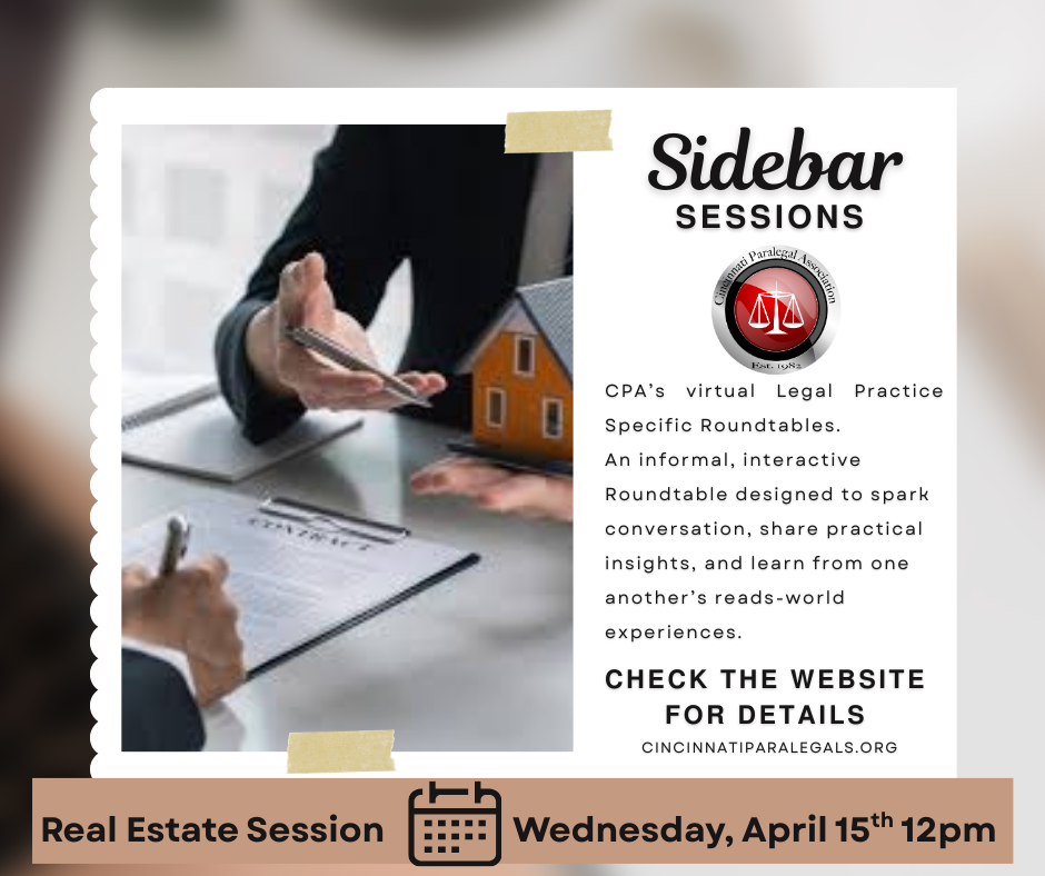 Real Estate Sidebar Session