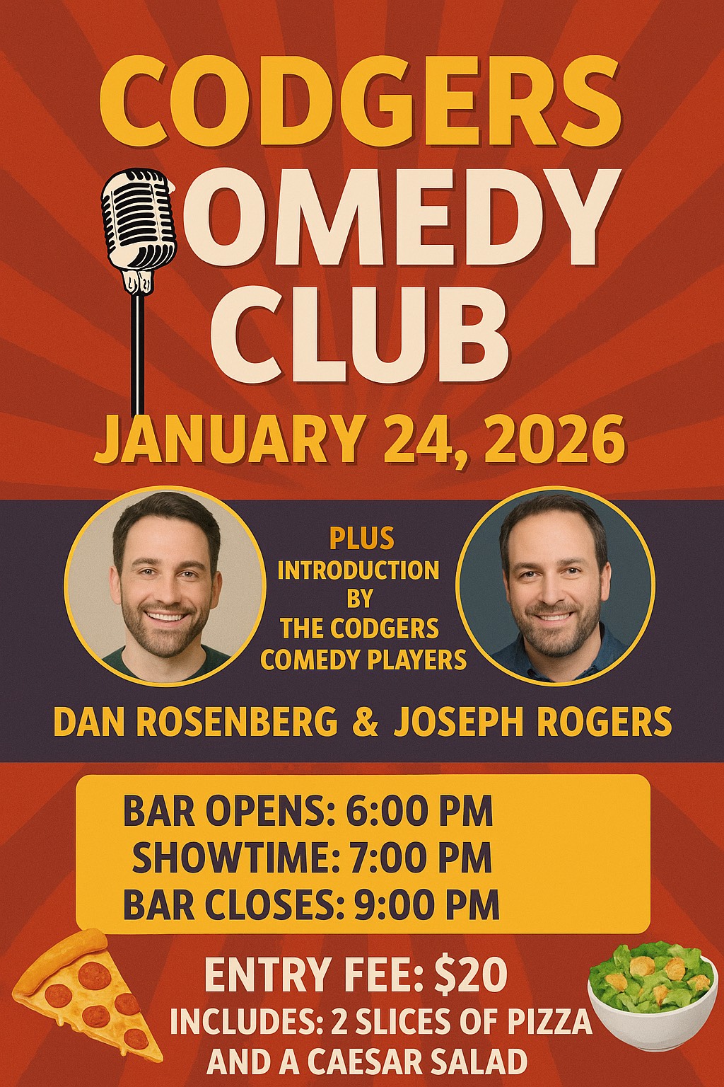 Codgers Comedy Night