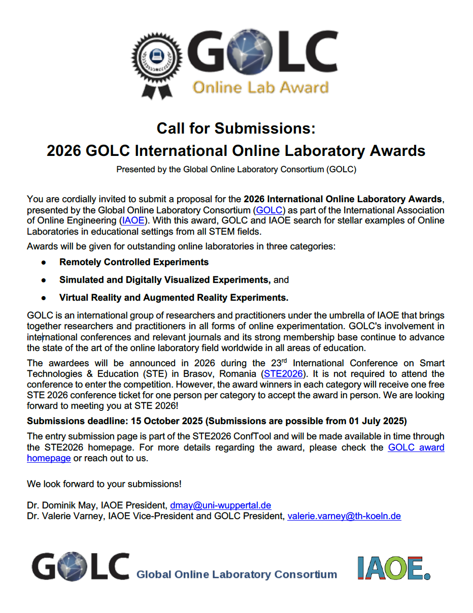 GOLC Call 2026
