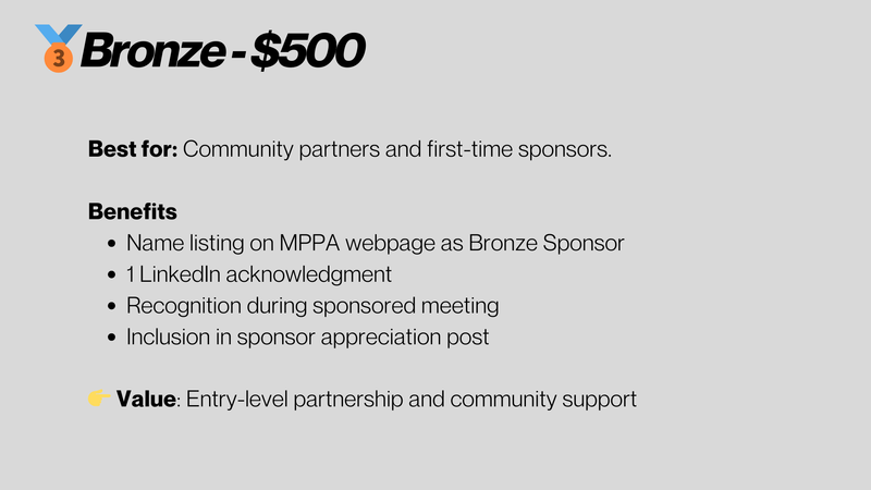 Bronze Sponsorship
