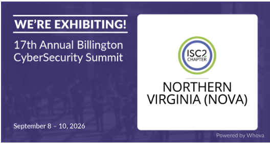 ISC2 NOVA Exhibiting at Billington 2026