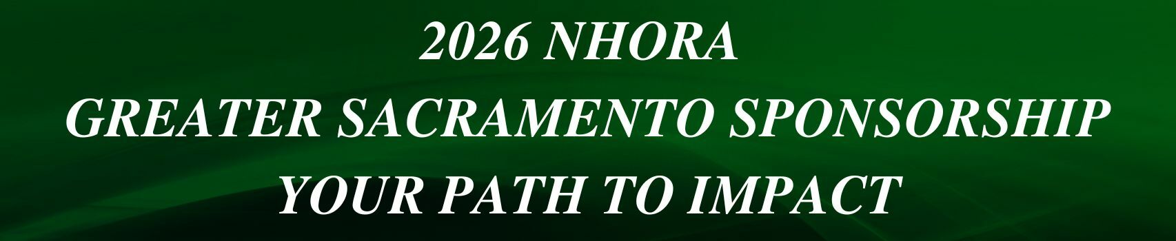 2026 NHORA GS Sponsorship Banner