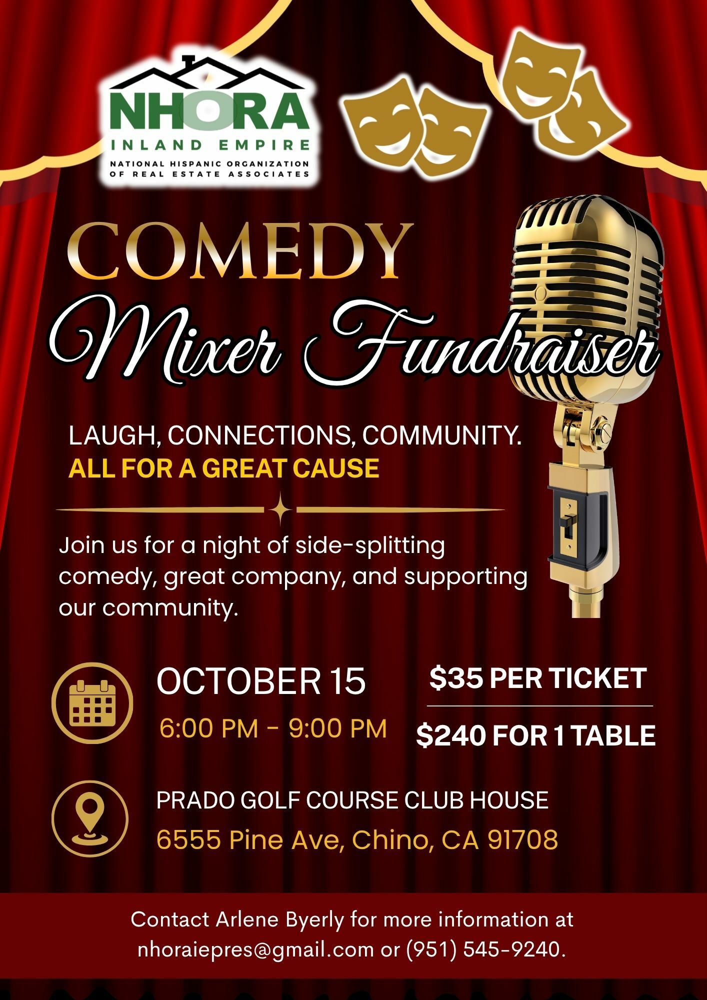 NHORA IE Comedy Fundraiser