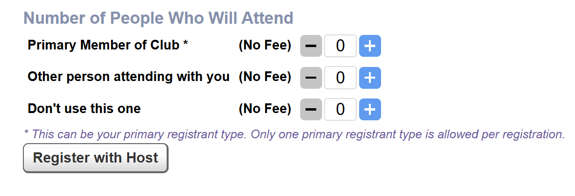 New registration screen shot