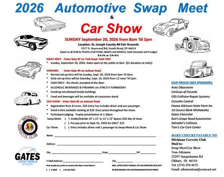 2026 Automotive Swap Meet & Car Show