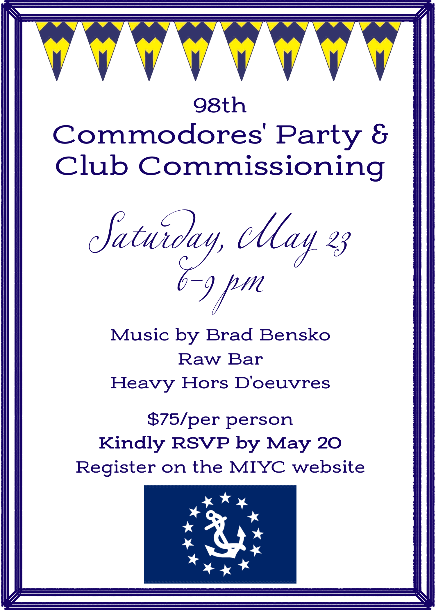 98th Commissioning and Commodores