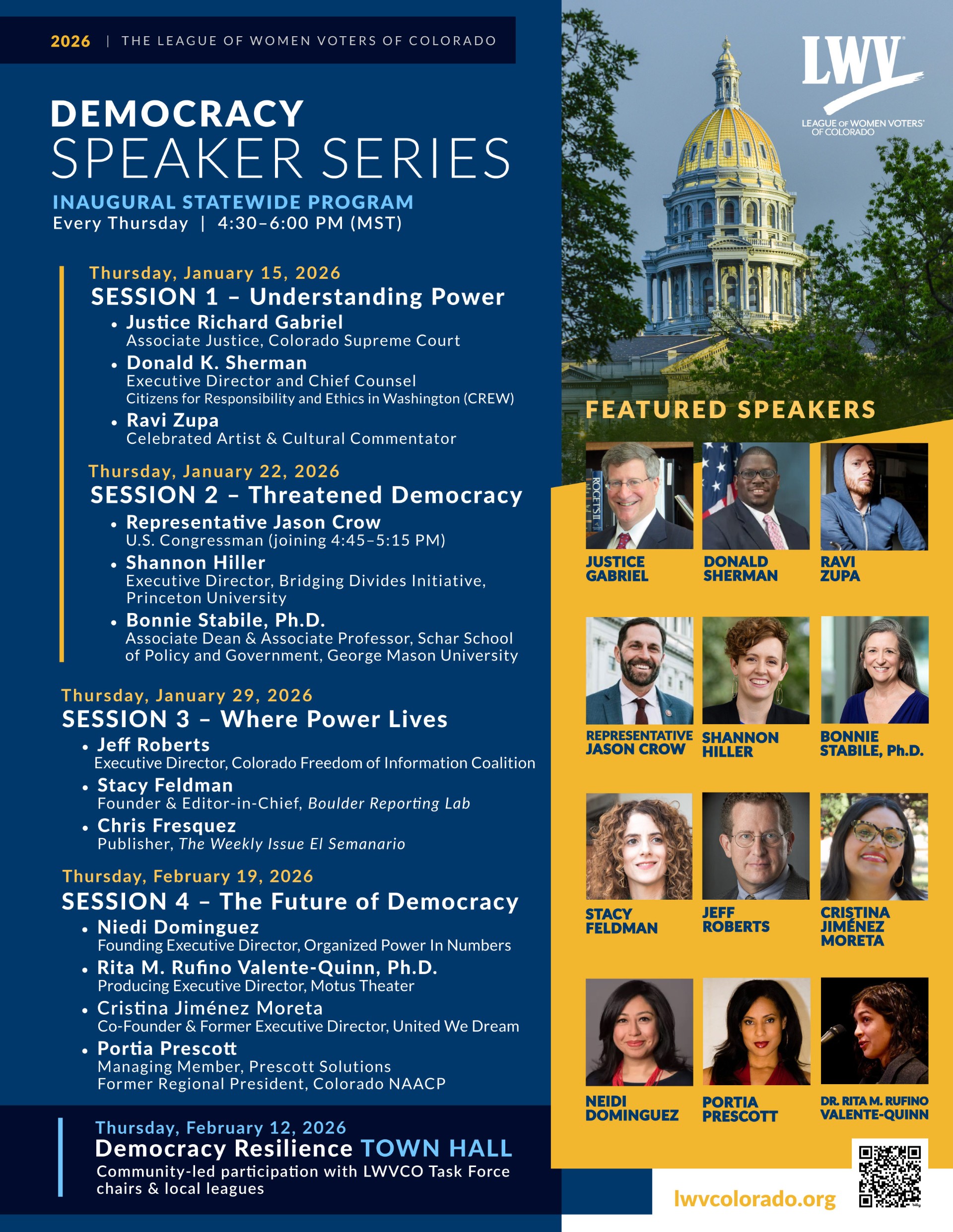 Democracy Speaker Series