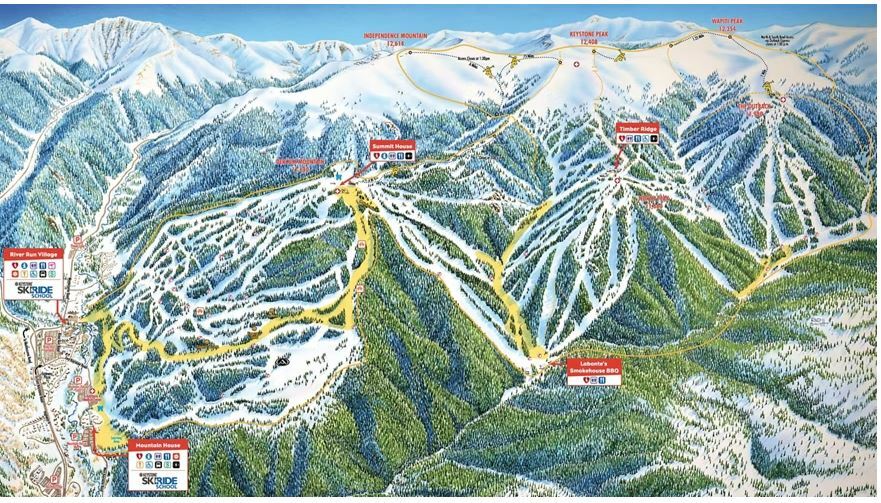 Keystone Trail Map