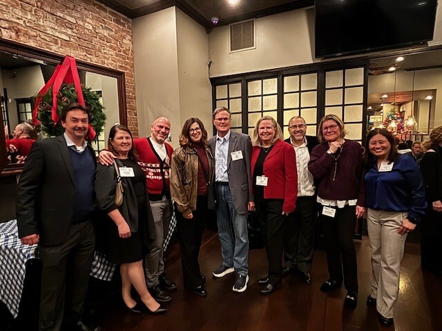 WPBCSF members and colleagues at the 2025 Holiday Happy Hour