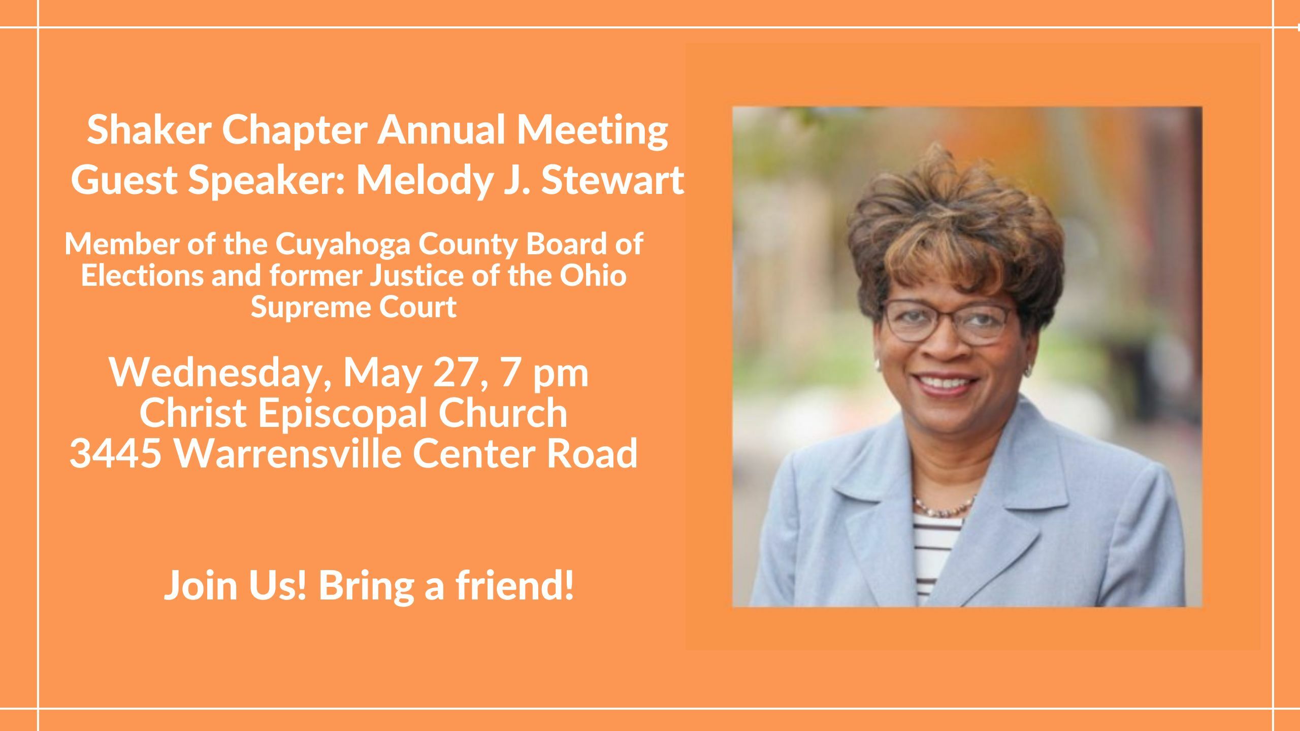 Annual meeting speaker