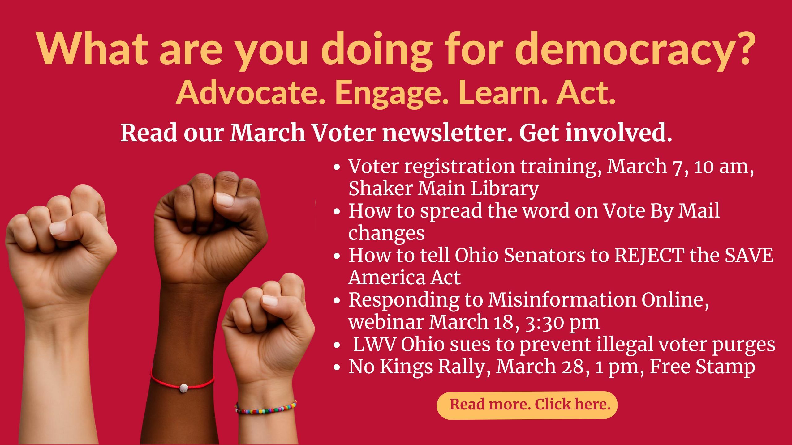 The Voter March 2026