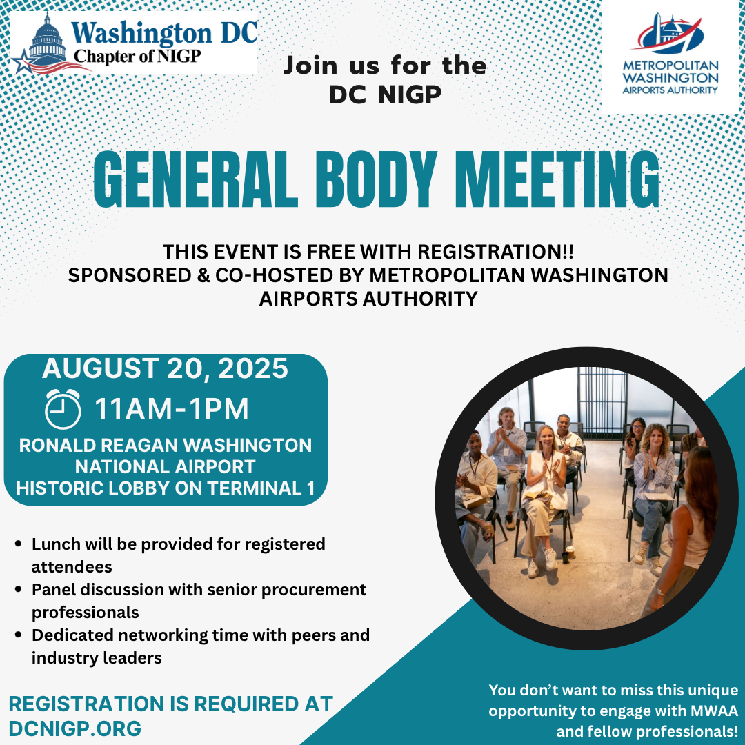 August General Body Meeting at MWAA
