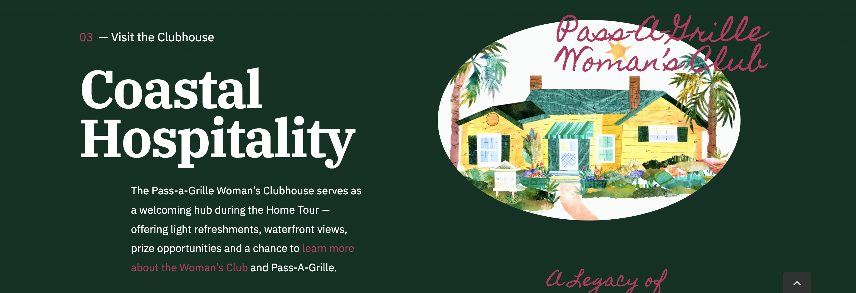 Pass A Grille Womans Club hospitality