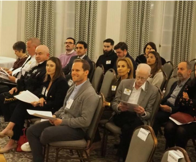 Neighbors at annual meeting