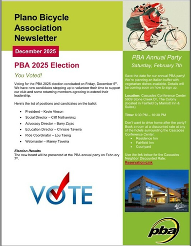 Dec 2025 newsletter