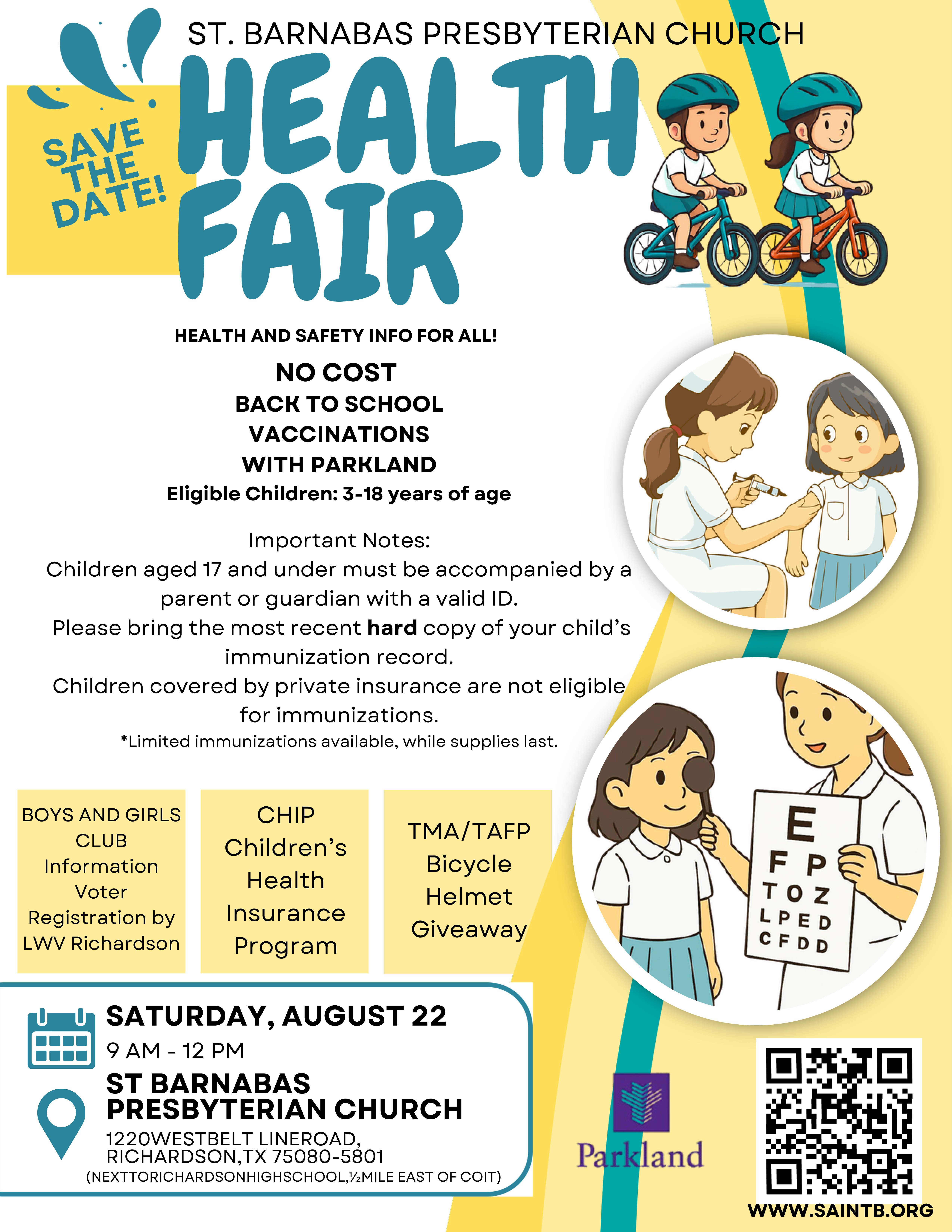 Flyer - 2026 Health Fair English