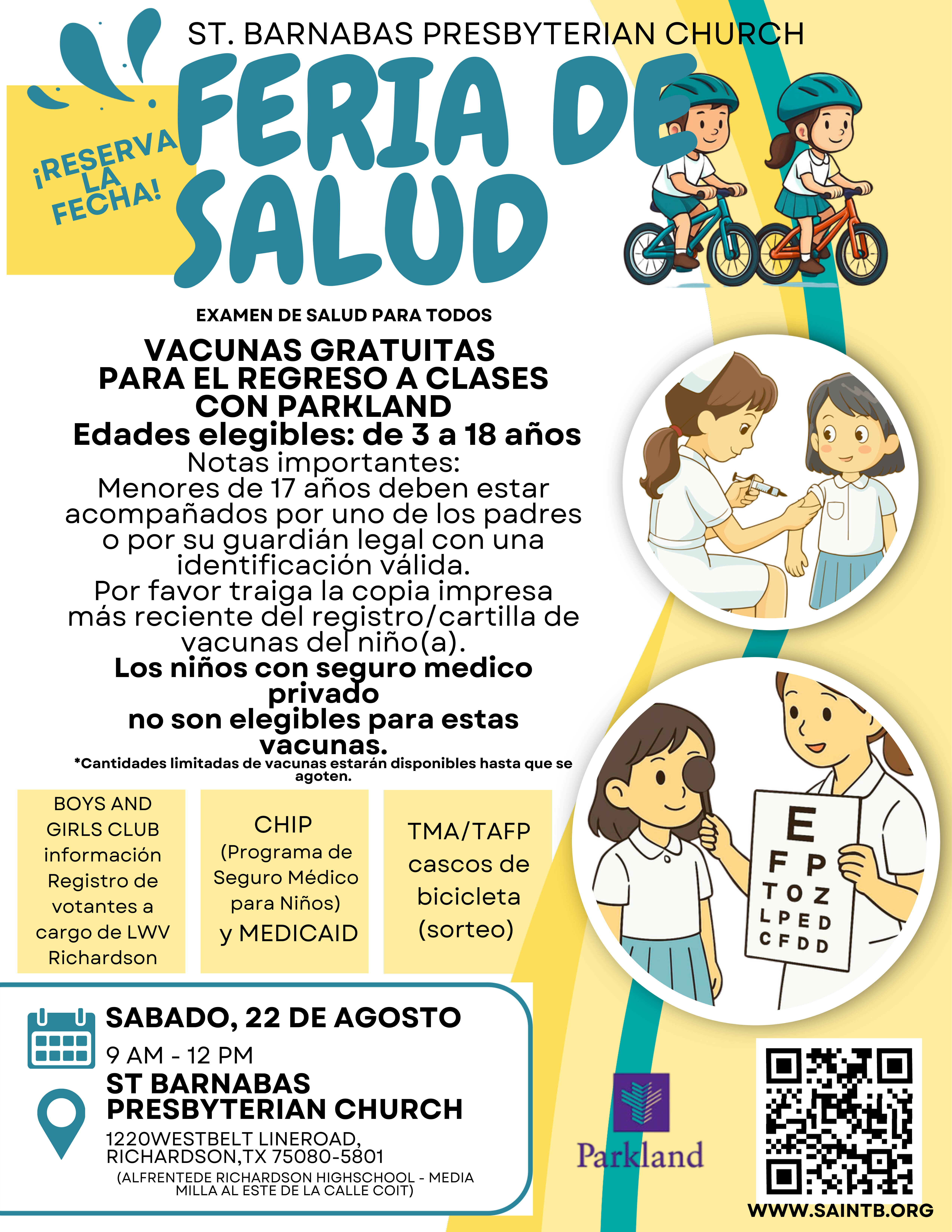 Flyer - 2026 Health Fair Spanish