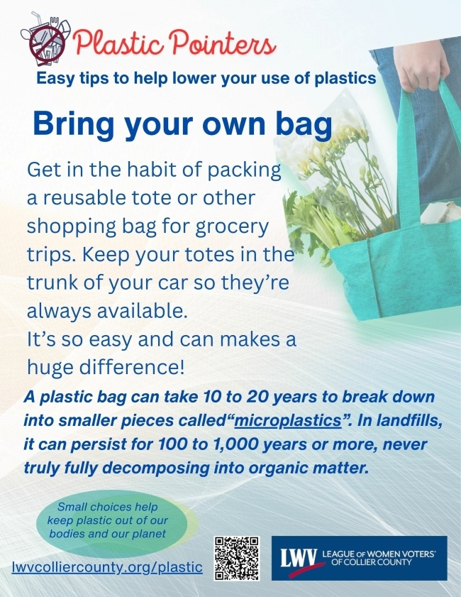 Link to LWVCollierCounty.org/Plastic