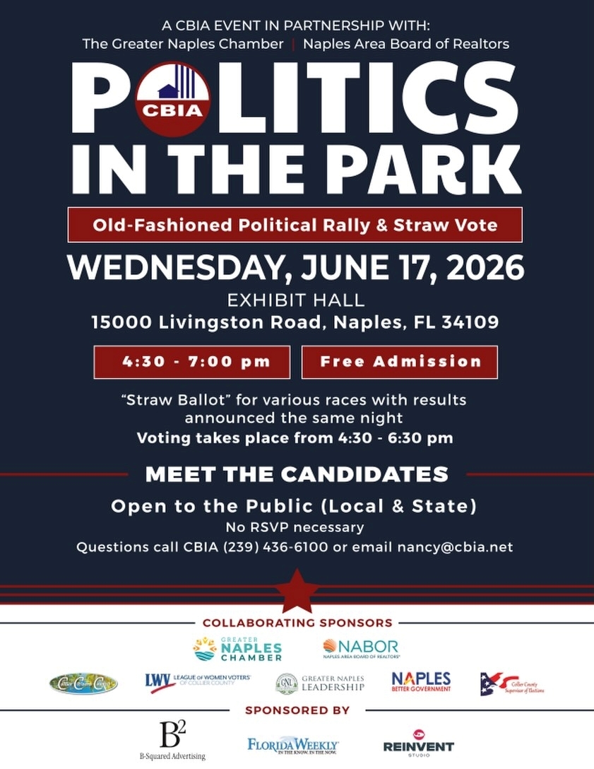 2026 Politics in the Park flyer