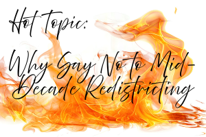 Hot Topic: Why Say No to Redistricting