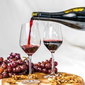 Image of wine being poured