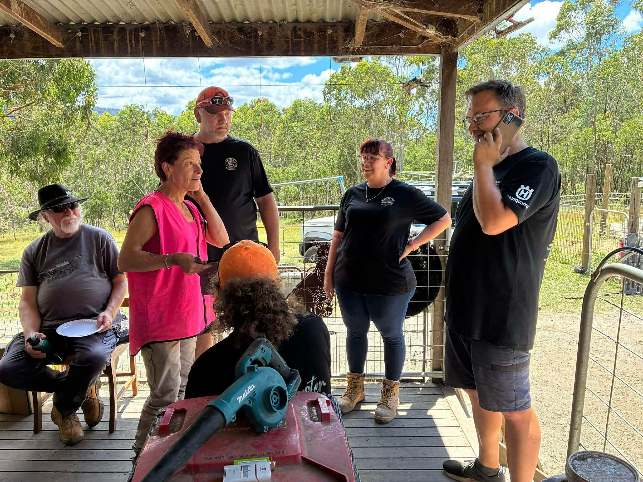 Shelley and Volunteers from MJOC