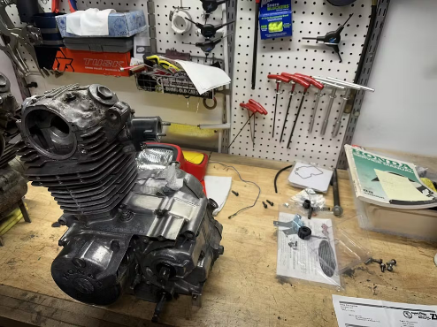 Motorcycle engine