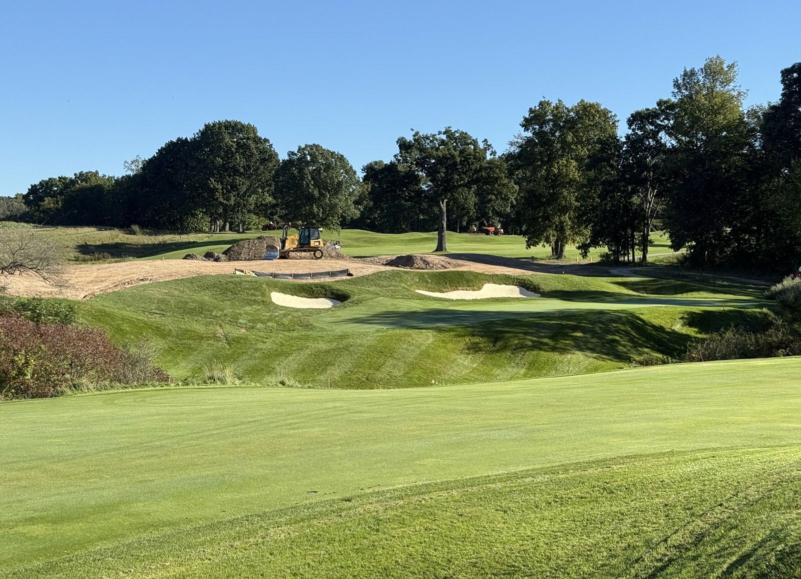 Bunker work on Ridge No. 4
