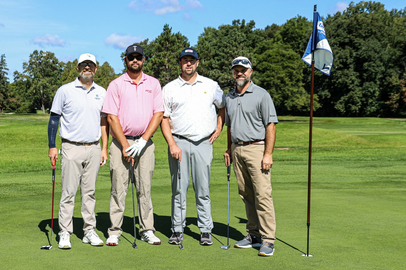 Winning team: Chester VandenBerg, Paul Rouster Jr., Brett Roberts & Ian Daniels, CGCS