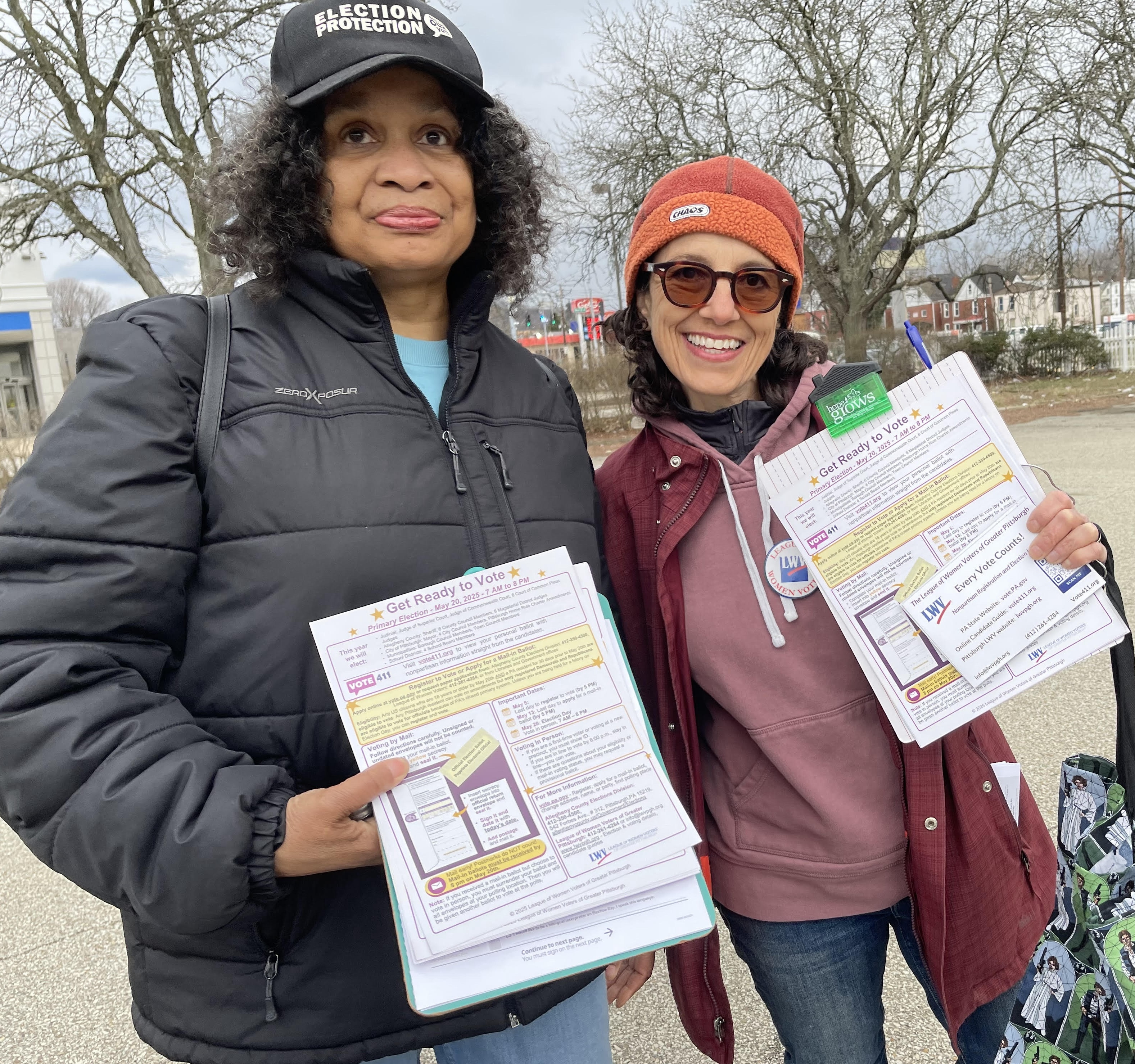 Food Bank Celeste T, Mary Beth G