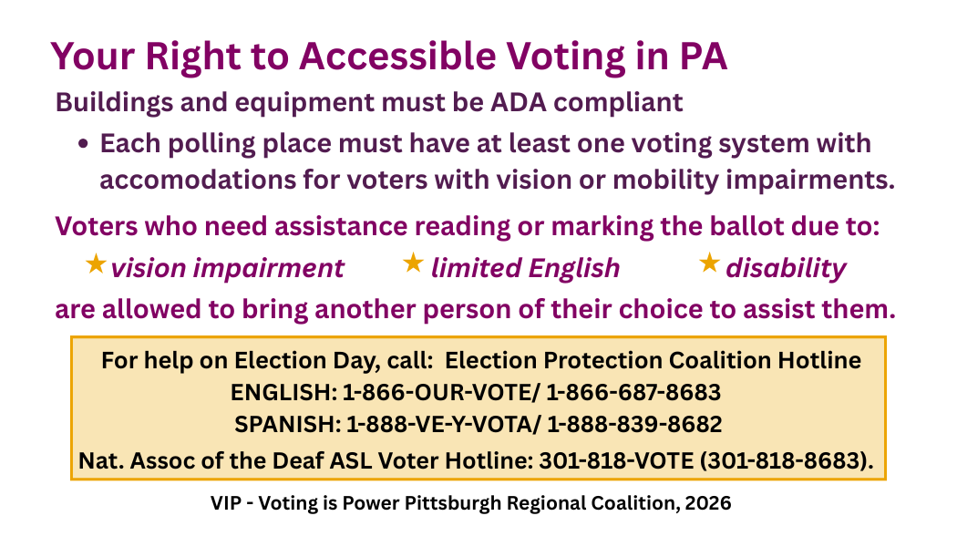 Your rights at the Polling Place Wallet back