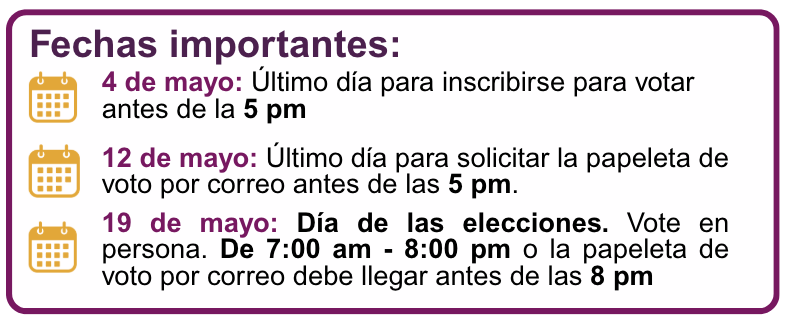 Fechas importantes P26