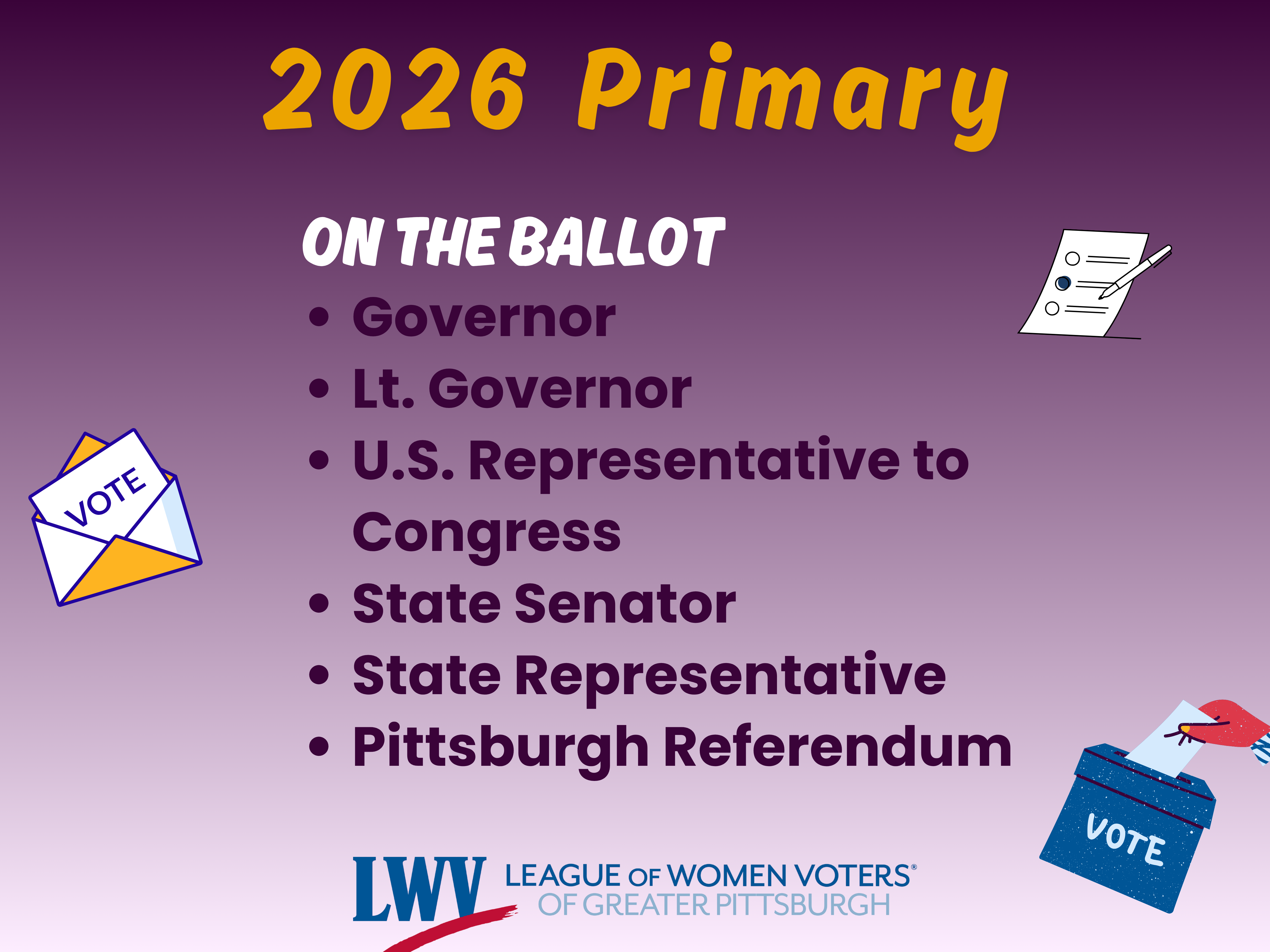 Primary 2026 Slide On the Ballot Horizontal