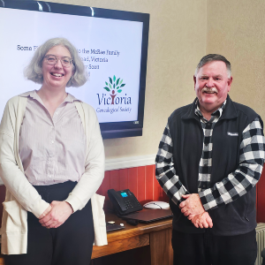 Merv Scott VGS with Carol Turnbull - square