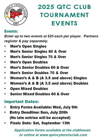 2025 QTC Club Championship Events 0713