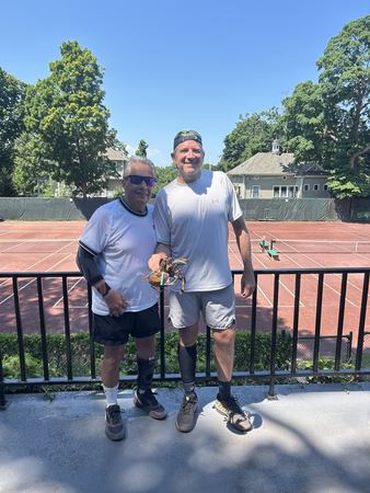 Jim Kelly and Mario Perez