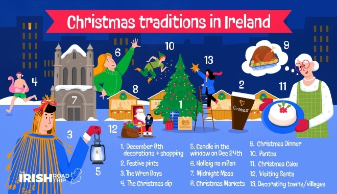 660 numbered Xmas Irish Traditions v1