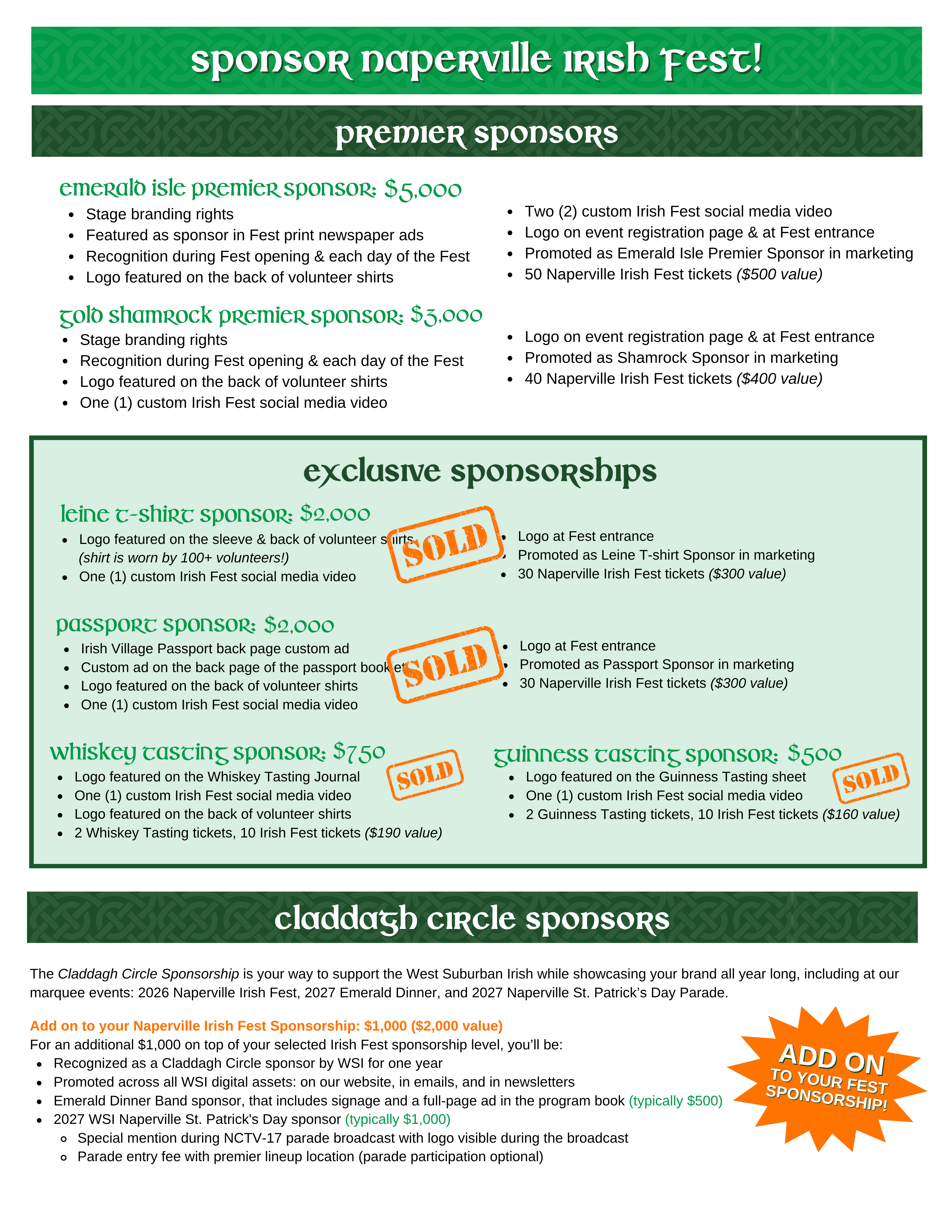 Naperville Irish Fest 2026_Sponsorship Guide Page 3