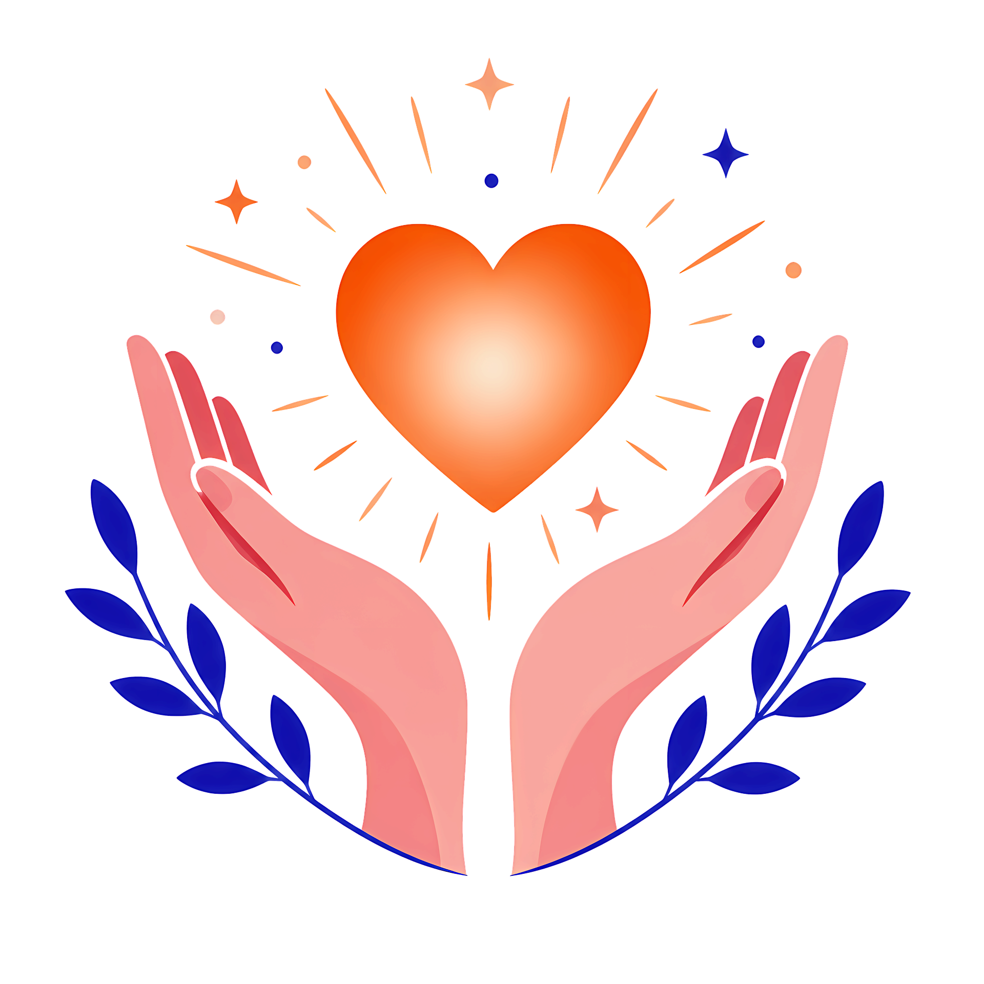Caring Hands and heart